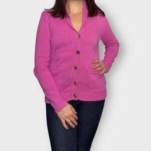 Lauren Ralph Lauren Pink Knit Cardigan